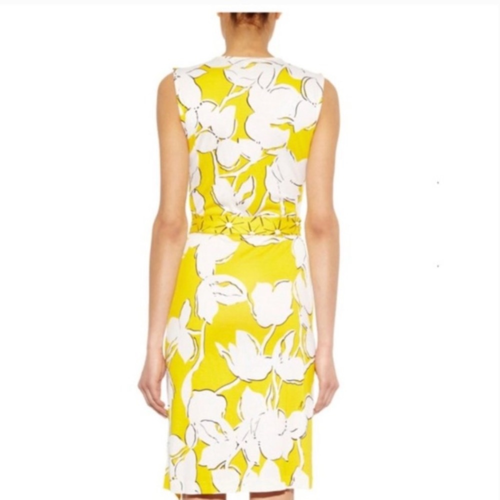 DVF Diane Von Furstenburg New Yahzi Silk Jersey Wrap Dress Size 6 - Picture 2 of 12